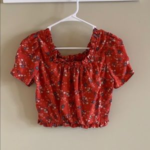 Floral Crop Top